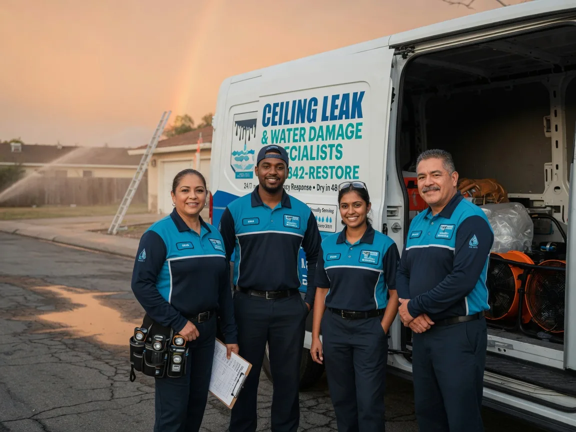 Ceiling Leak Cleanup company in Rockville, MN
