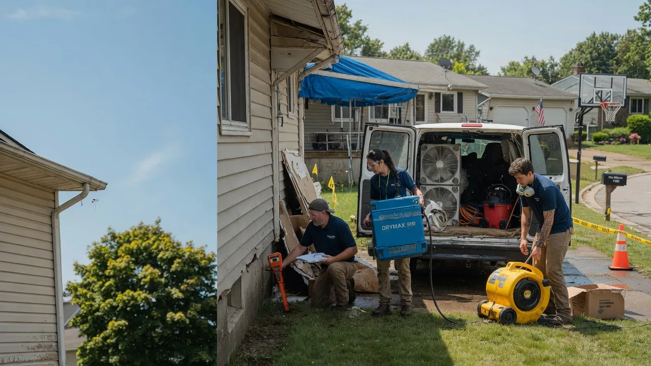 Ceiling Leak Cleanup in Rockville, MN near me