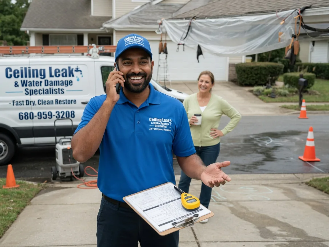 Ceiling Leak Cleanup Rockville, MN FAQs